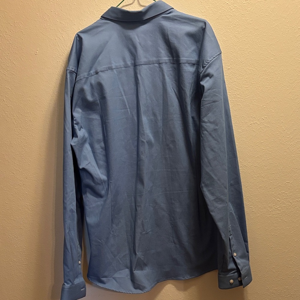 Classic Blue Button-Down Shirt - image 4